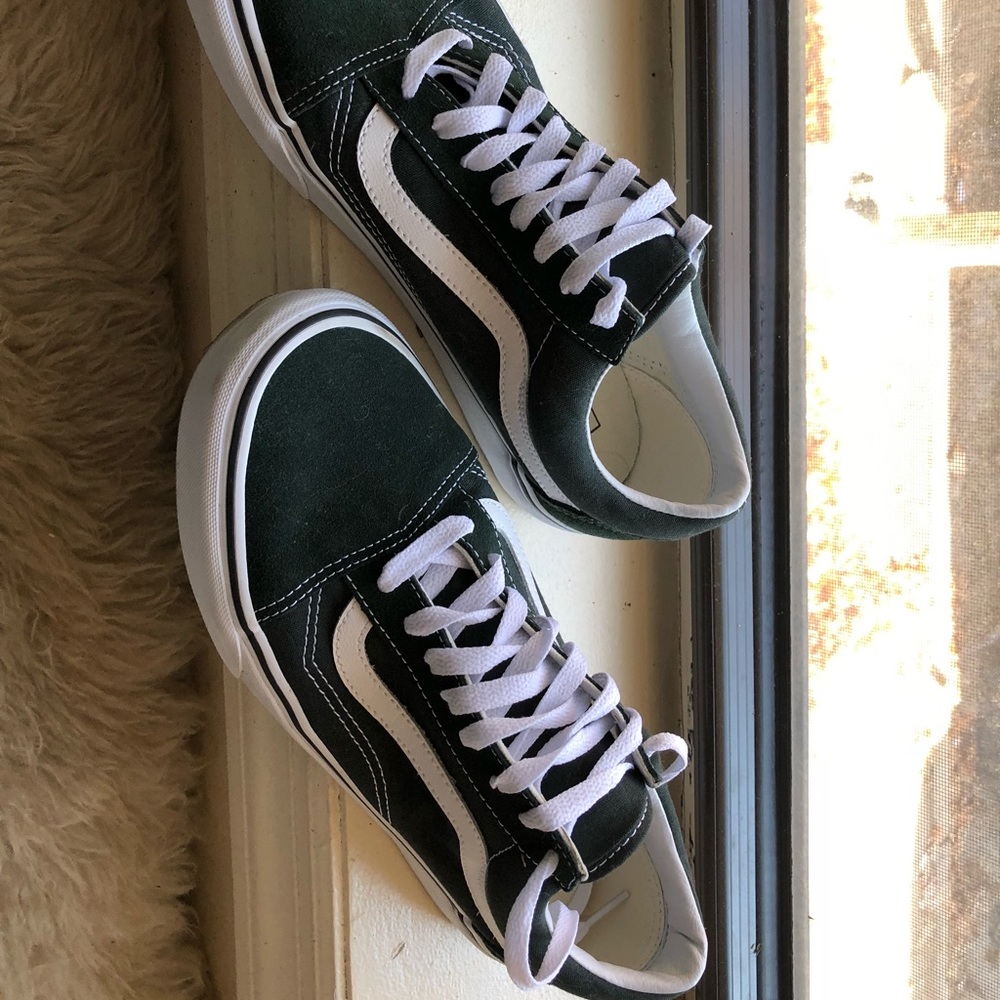 Forest Green suede classic - Old Skool Pro Vans